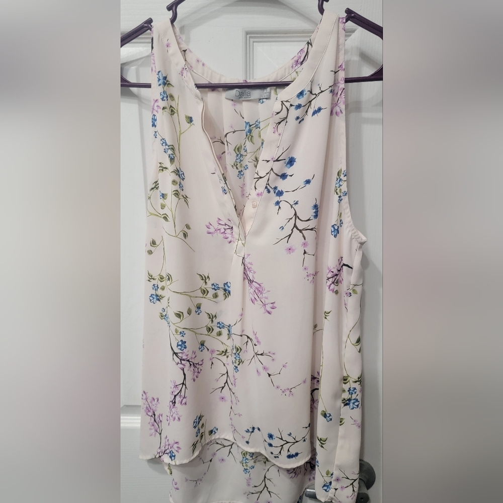 Floral Dalia Tank